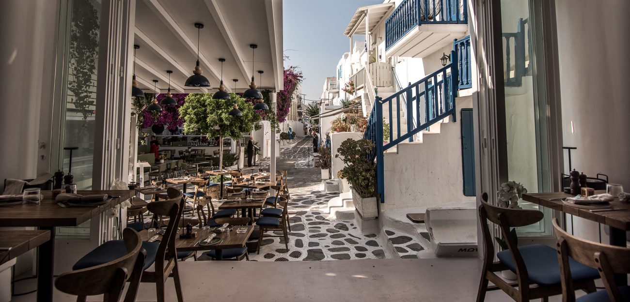 Phoebus seafood restaurant in mykonos town