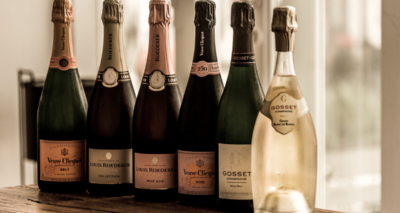 Wine and champagne collection at Phoebus